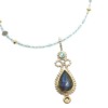 Labradorite and Blue Topaz Pendant Labradorite and Blue Topaz Pendant