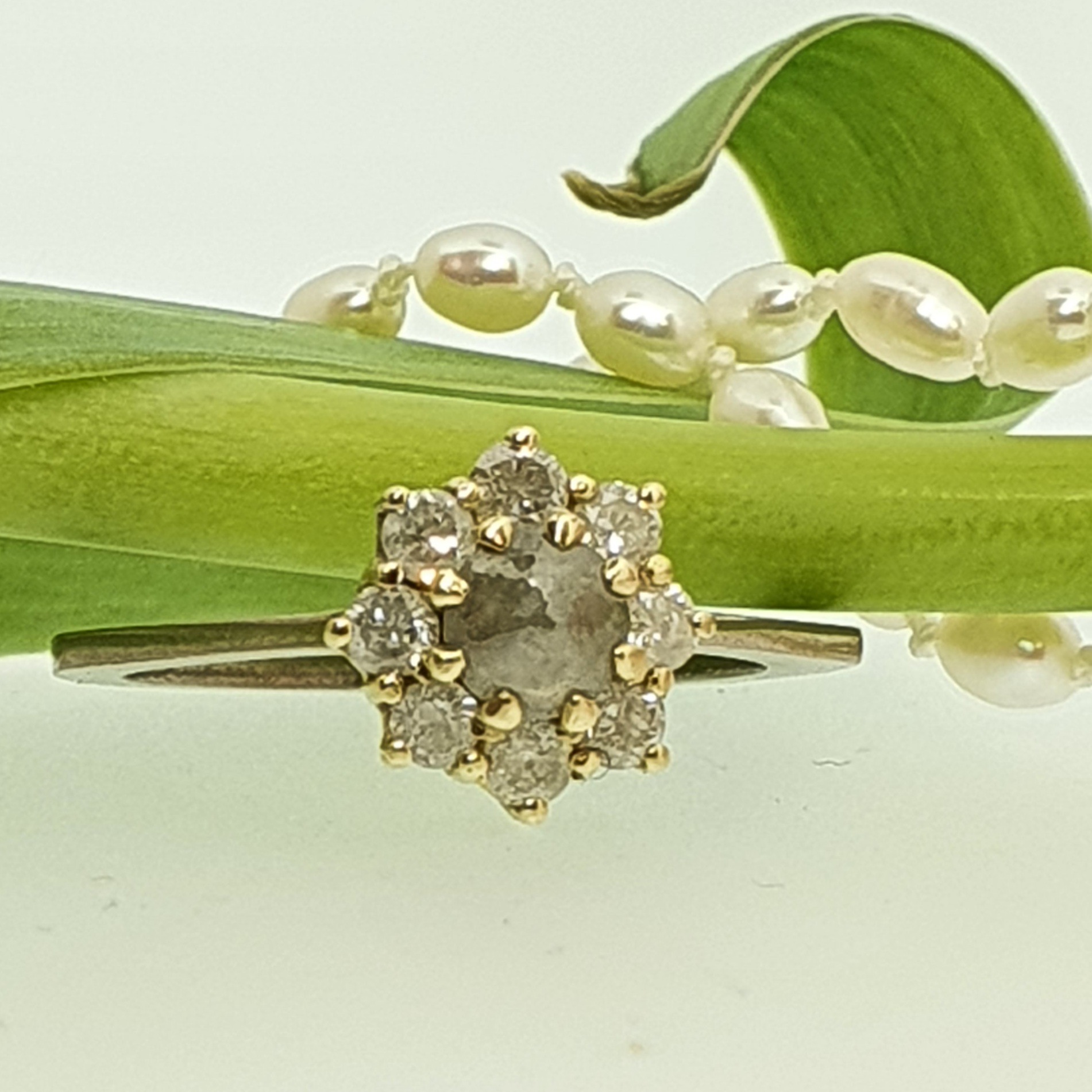 Icy Forest Rosette Ring