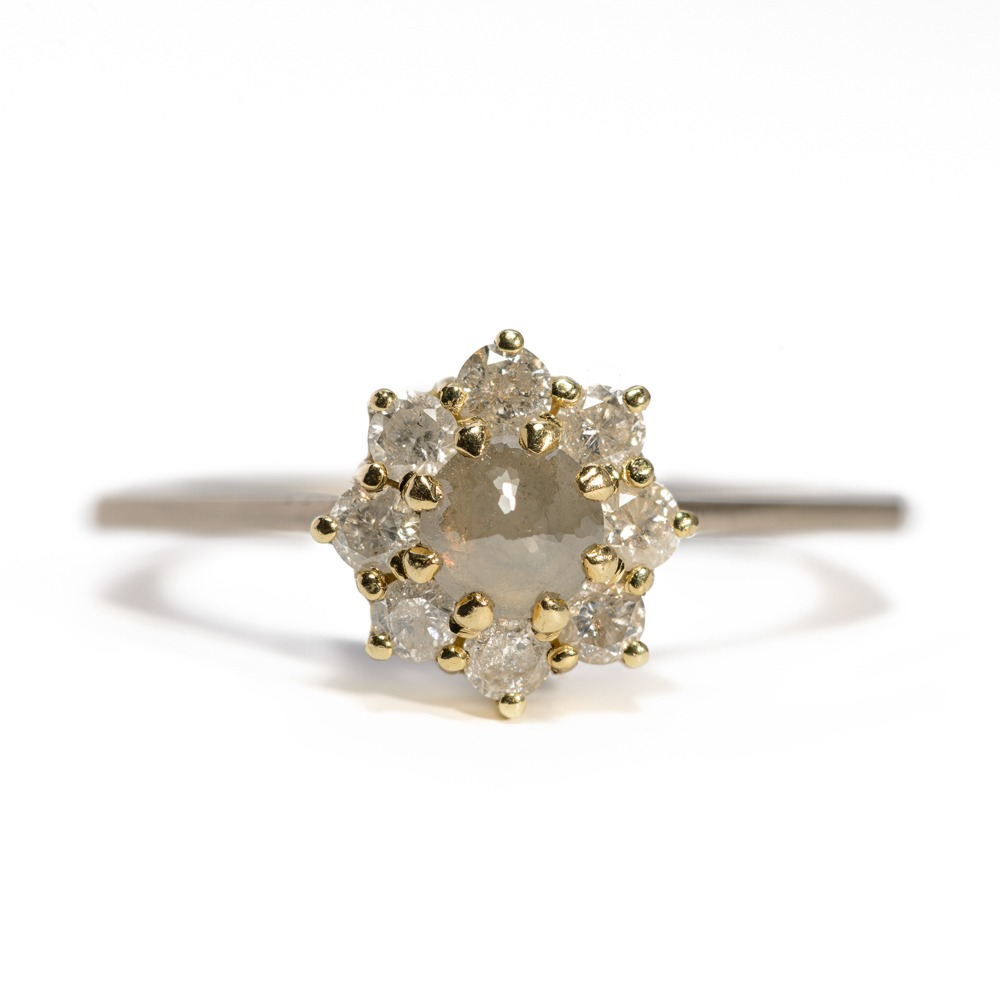 Icy Forest Rosette Ring